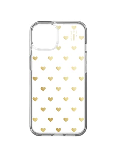 Clear Case MagSafe iPhone 13/14/15 Golden Hearts