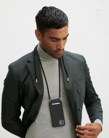 Ordinary Necklace iPhone 12 MINI Ultra Black