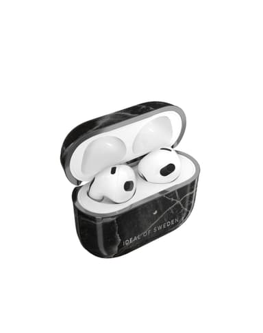 Printed AirPods Case Gen 3 Black Thunder Marble
