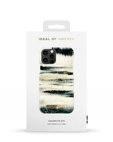 Printed Case iPhone 12/12P Golden Tie Dye