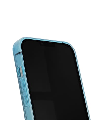 Clear Case iPhone 13/14/15 Light Blue