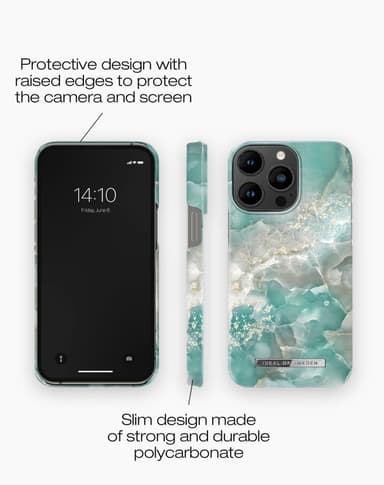 Printed Case MagSafe iPhone 14PM Azura Marble