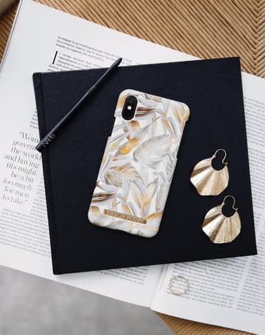 Fashion Case Galaxy S10E Platinum Leaves