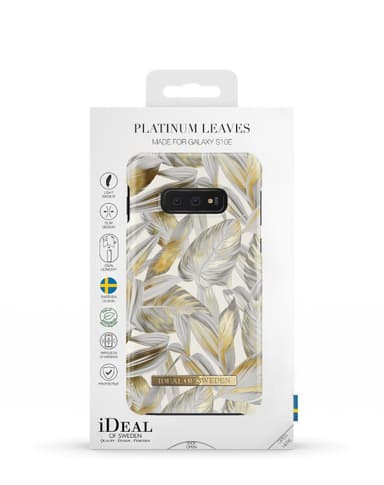 Fashion Case Galaxy S10E Platinum Leaves