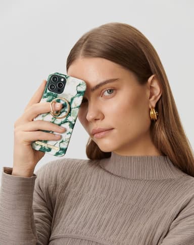 Printed Case iPhone 11/XR Calacatta Emerald Marble