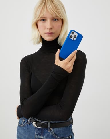 Silicone Case iPhone 15PM Cobalt Blue