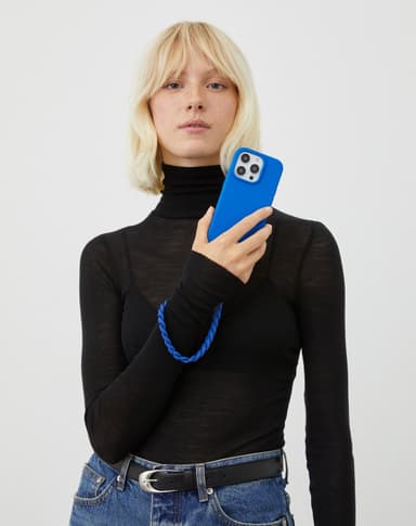 Silicone Case iPhone 15PM Cobalt Blue