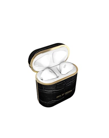 Atelier AirPods Case Jet Black Croco Rcyld Mtr