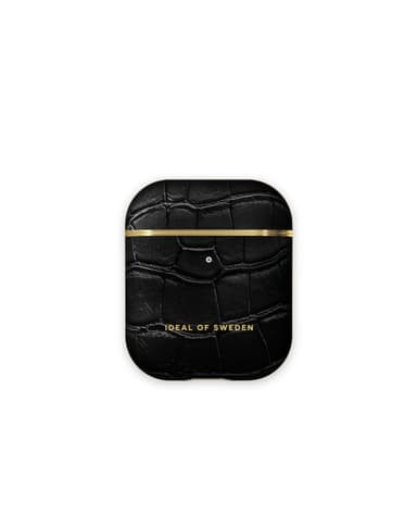 Atelier AirPods Case Jet Black Croco Rcyld Mtr