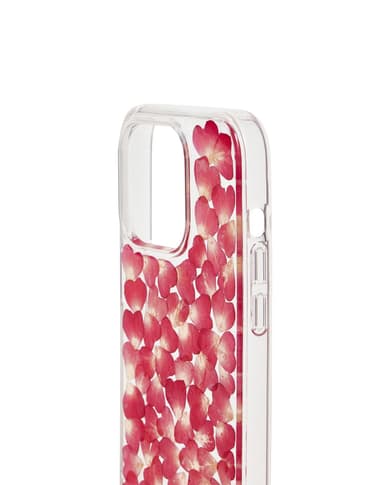 Clear Case iPhone 15PR Red Roses