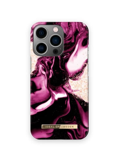 Printed Case MagSafe 13P Golden Ruby Marble