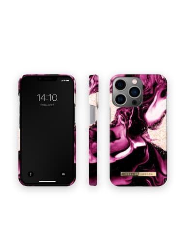 Printed Case MagSafe 13P Golden Ruby Marble