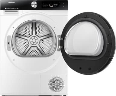 Hisense kuivausrumpu DH7S107BW 10 KG