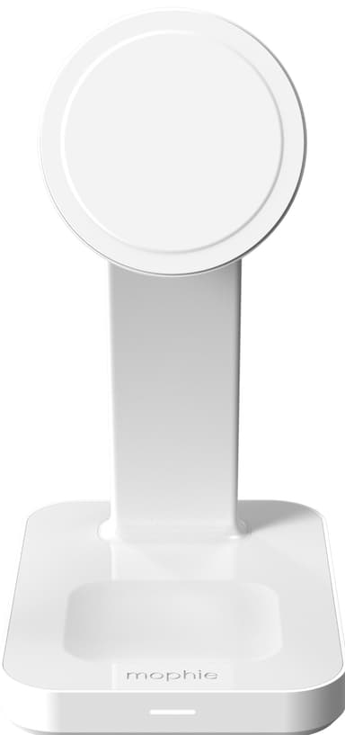 Mophie Snap Plus 3-in-1 Qi2 langaton laturi (valkoinen)