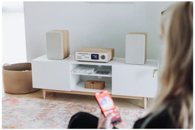 Pure Classic Stereo micro Hi-Fi järjestelmä (puuvilla)