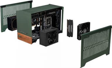 PCSpecialist Terra 200 R7-7X3D/32/2TB/4070Ti S pelitietokone (Jade)