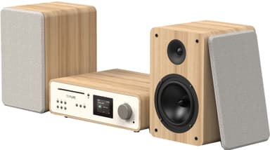 Pure Classic Stereo micro Hi-Fi järjestelmä (puuvilla)