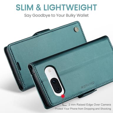 CASEME Retro Lompakkokotelo Pixel 8a