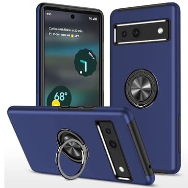 Google Pixel 8a sormenrengasjalustan hybridikotelo