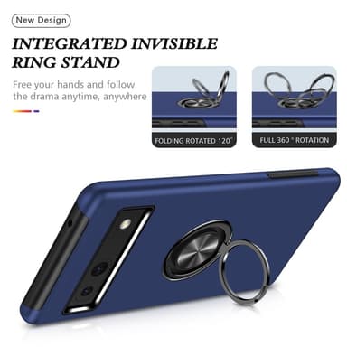 Google Pixel 8a sormenrengasjalustan hybridikotelo