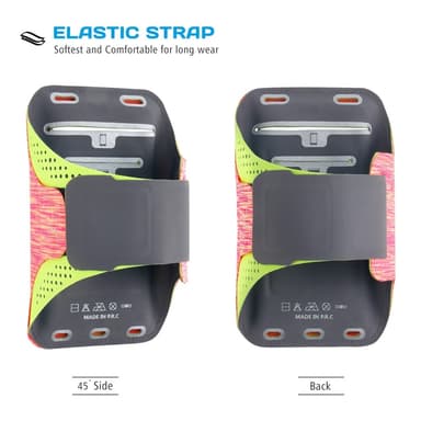 Outdoor Sports Running Arm Bag Case Fitness Mobile Heijastinnauha M
