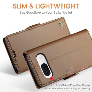 CASEME Retro Lompakkokotelo Pixel 8a