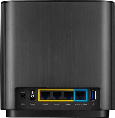 ASUS ZenWiFi AX XT8 V2 Tri-band WiFi -Mesh-reititin, musta