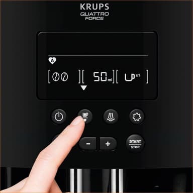 Krups Arabica Quattro Force Silver -kahviautomaatti