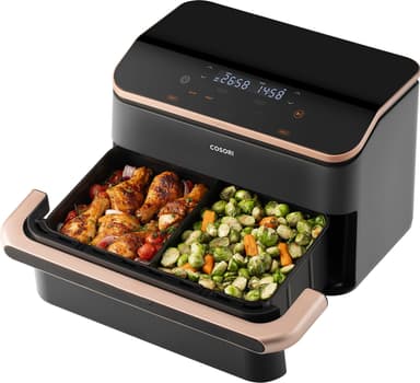 Cosori Dual Blaze TwinFry kiertoilmakypsennin CAF-TF101S (musta)