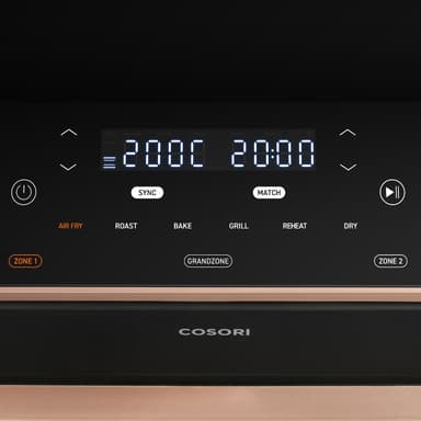 Cosori Dual Blaze TwinFry kiertoilmakypsennin CAF-TF101S (musta)