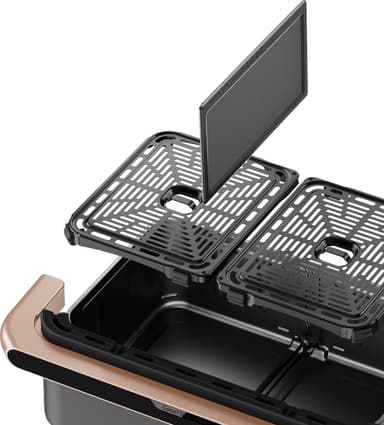 Cosori Dual Blaze TwinFry kiertoilmakypsennin CAF-TF101S (musta)