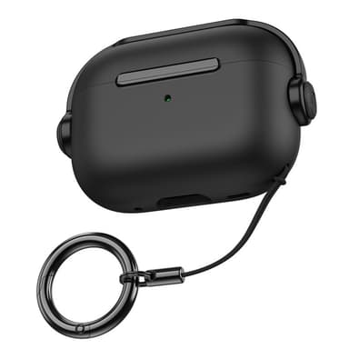 TPU AirPods -kotelon suojakuori 1 sukupolven/2 sukupolven AirPodsille Musta