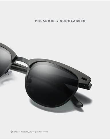 Polarisoidut aurinkolasit UV400 - musta / harmaa