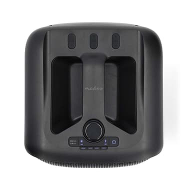 Nedis Bluetooth® Party Speaker | Suurin akun toistoaika: 5 tuntia | 150 W | Kantokahva | Juhlavalot | Linkitettävä | Taajuuskorjain | Musta / Oranssi