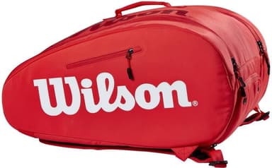 Wilson Padel Super Tour Bag -laukku, punainen