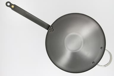 De Buyer Mineral B Element -wokkipannu, hiiliteräs, 40 cm