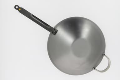 De Buyer Mineral B Element -wokkipannu, hiiliteräs, 40 cm