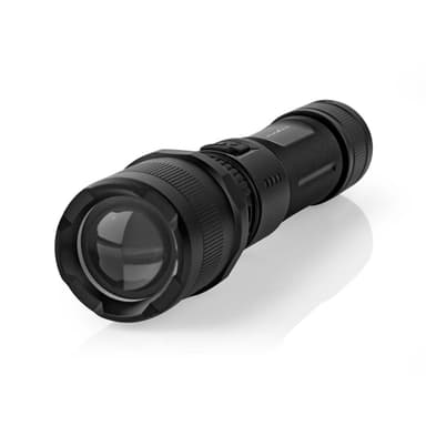 Nedis LED Taskulamppu | Paristokäyttöinen | 3.7 V DC | 10 W | Sisäänrakennettu Litium-Ioni | Paristot sisältyvät | Ladattava | Nimellisvaloteho: 1000 lm | Valoalue: 110 m | Säteen kulma: 9.5 °