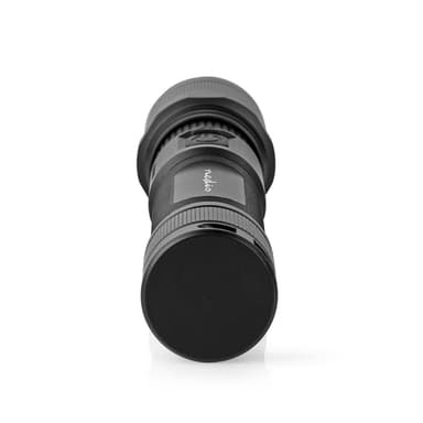 Nedis LED Taskulamppu | Paristokäyttöinen | 3.7 V DC | 10 W | Sisäänrakennettu Litium-Ioni | Paristot sisältyvät | Ladattava | Nimellisvaloteho: 1000 lm | Valoalue: 110 m | Säteen kulma: 9.5 °
