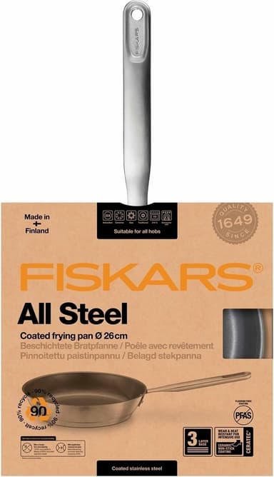 Fiskars All Steel -paistinpannu, 26 cm