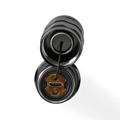 Nedis LED Taskulamppu | Paristokäyttöinen | 3.7 V DC | 10 W | Sisäänrakennettu Litium-Ioni | Paristot sisältyvät | Ladattava | Nimellisvaloteho: 1000 lm | Valoalue: 200 m | Säteen kulma: 10 °