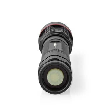Nedis LED Taskulamppu | Paristokäyttöinen | 3.7 V DC | 10 W | Sisäänrakennettu Litium-Ioni | Paristot sisältyvät | Ladattava | Nimellisvaloteho: 1000 lm | Valoalue: 200 m | Säteen kulma: 10 °