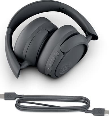 JLab JBuds Lux ANC langattomat around-ear kuulokkeet (grafiitti)