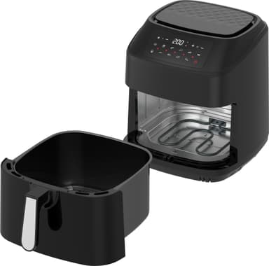 Emerio Smart Fryer kiertoilmakypsennin AF-130285 (musta)