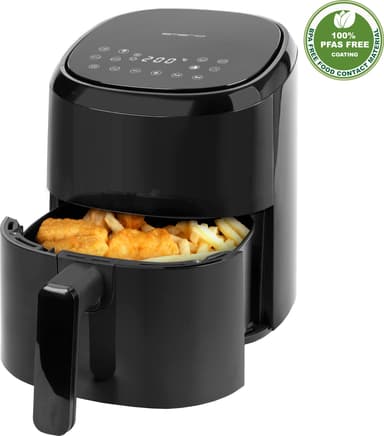 Emerio Smart Fryer kiertoilmakypsennin AF-131371 (musta)