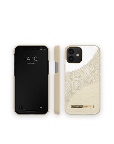 Atelier Case iPhone 12/12P Cream Gold Snake