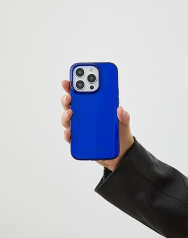 Clear Case iPhone 15PL Cobalt Blue