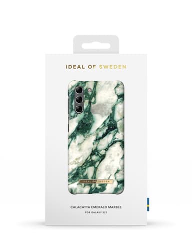 Printed Case Galaxy S21 Calacatta Emerald Marble