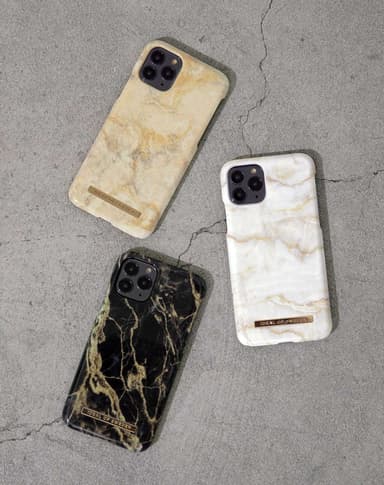 Printed Case iPhone 11/XR Golden Smoke Marble