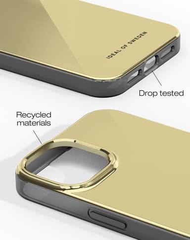 Mirror Case iPhone 13/14/15 Mirror Gold